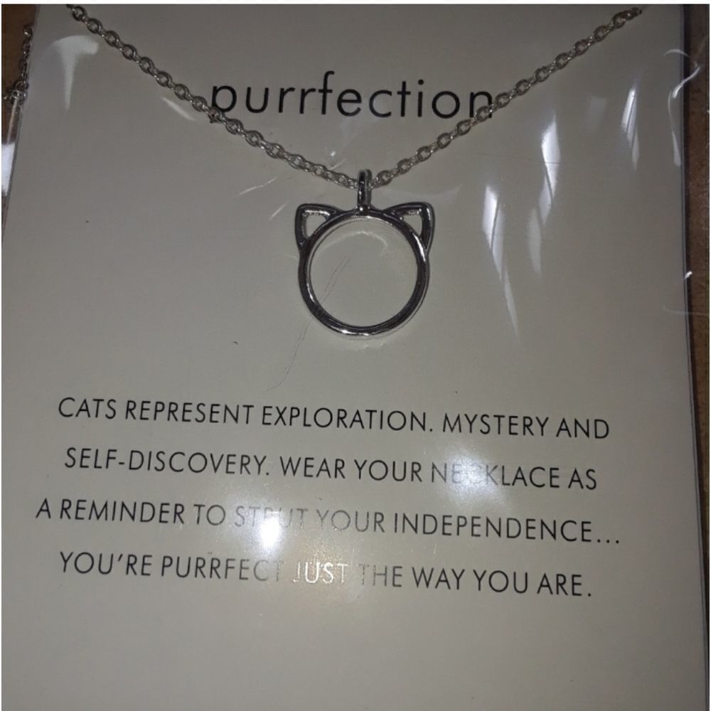 NWT Purrfection Cat Necklace - Picture 2 of 3
